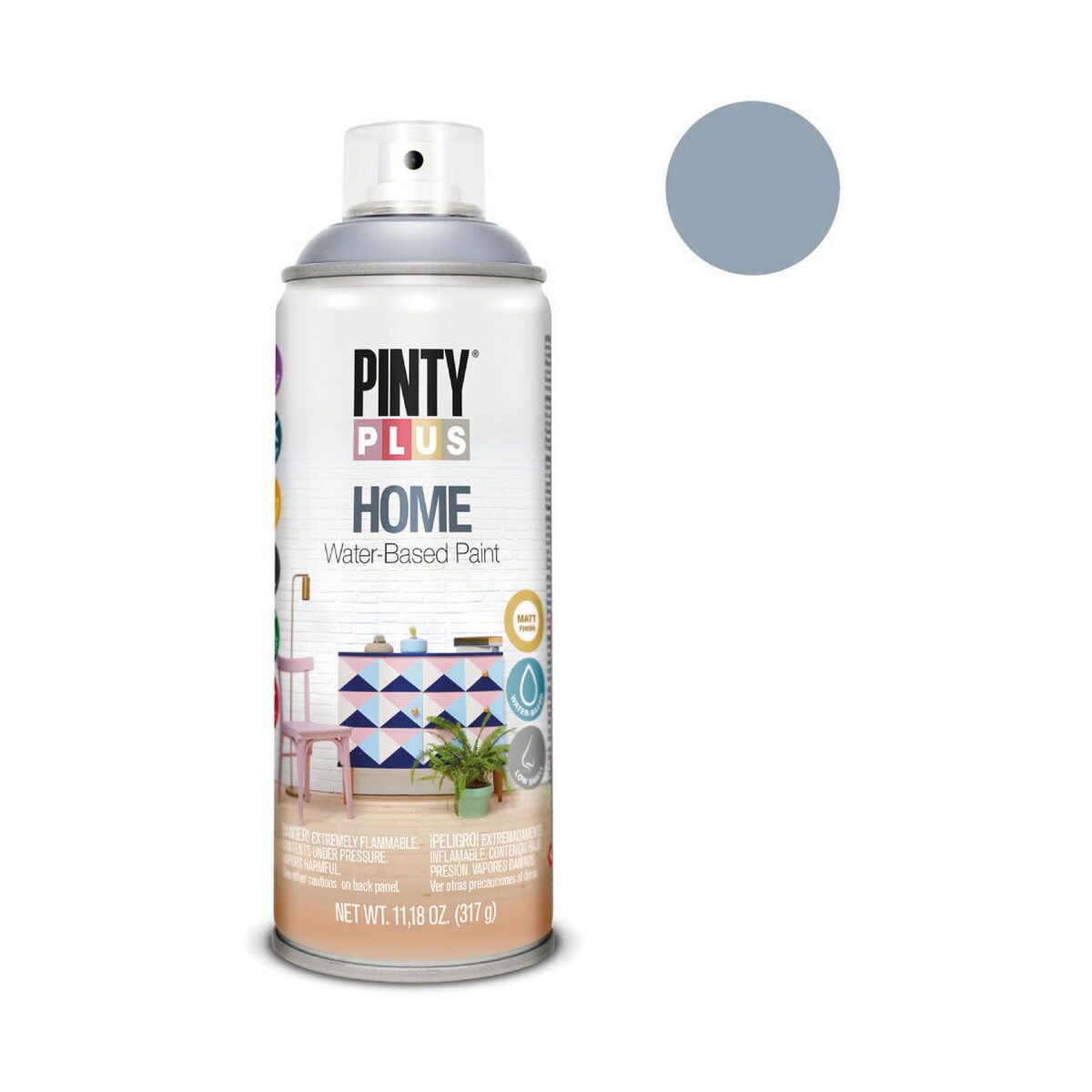 Vernice spray Pintyplus Home HM121 400 ml Dusty Blue